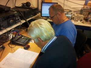 Jan PA0MW en Maarten PE7M live in de uitzending